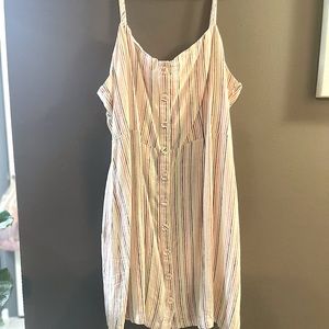 Forever 21 Pinstripe Dress Plus Size 3XL